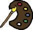 icon of an art palette 